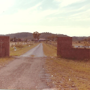 St Joseph's front gate and drive